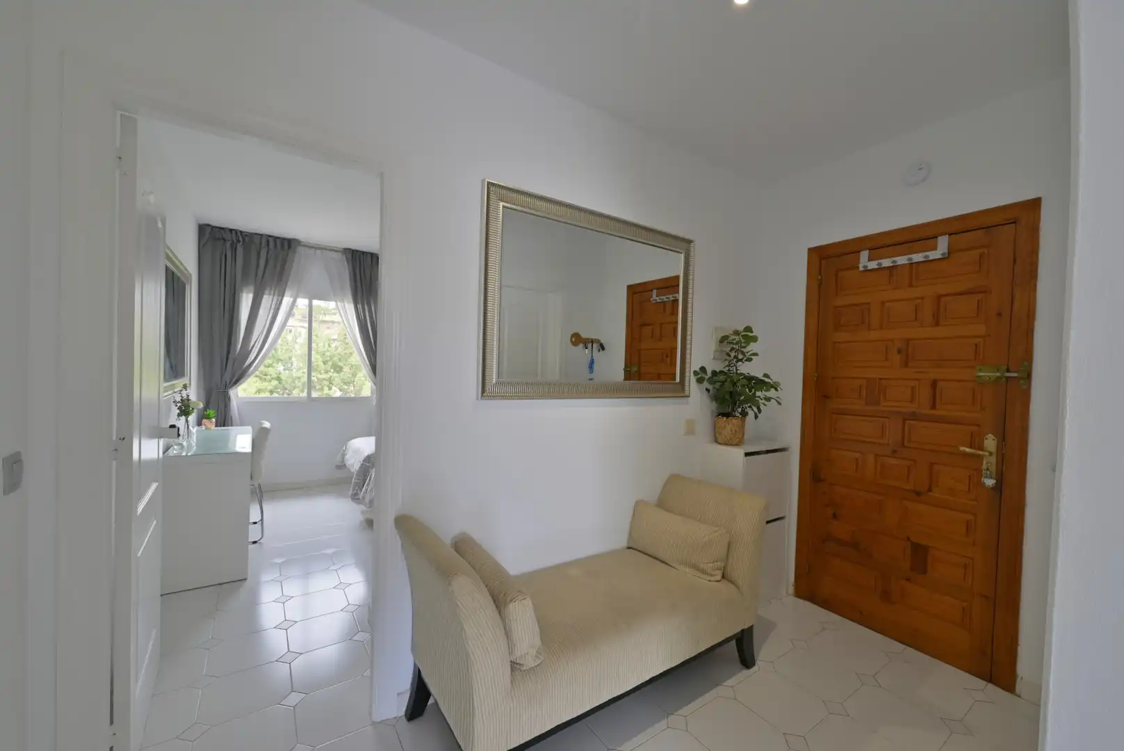 Schlafzimmer von Wohnungen zum Verkauf in Mijas mit Klimaanlage, Terrasse und Schwimmbad