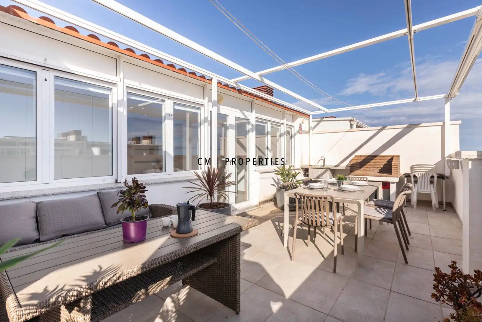 Terraza de Dúplex de alquiler en Almenara con Aire acondicionado, Calefacción y Terraza