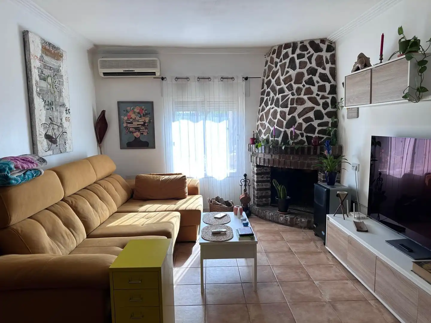 Sala d'estar de Casa o xalet de lloguer en Murcia amb Aire condicionat, Calefacció i Moblat