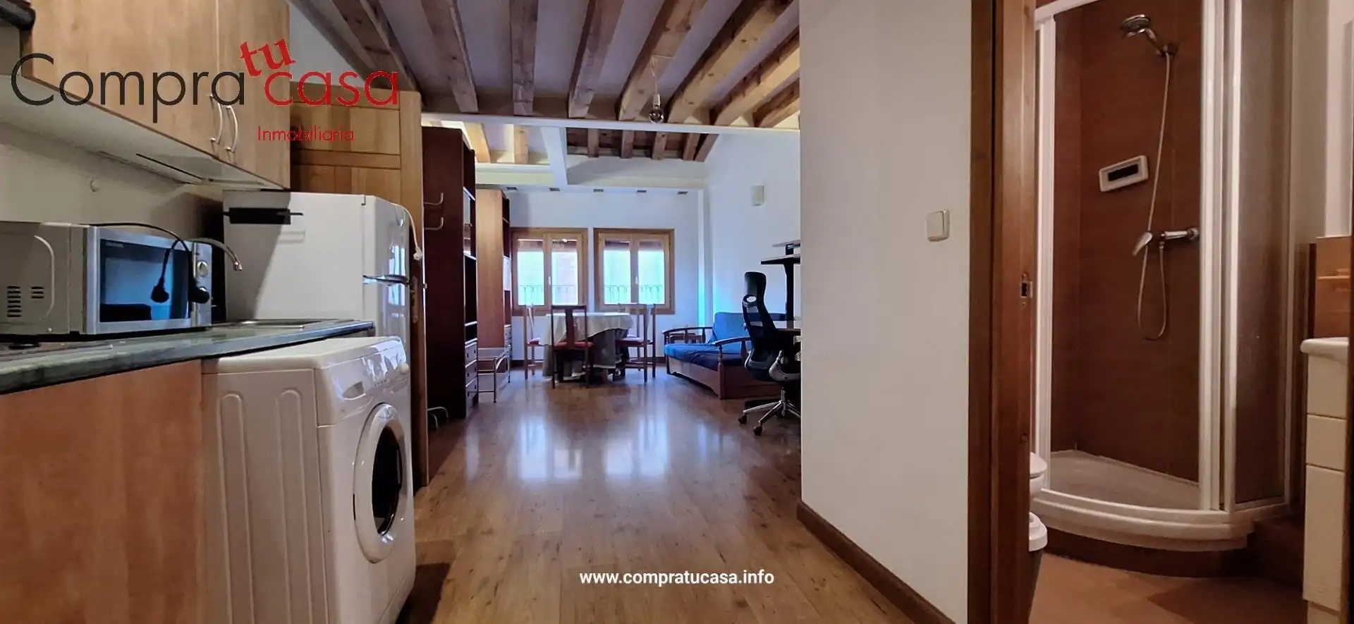 Estudio de alquiler en Segovia con Calefacción, Amueblado y Balcón