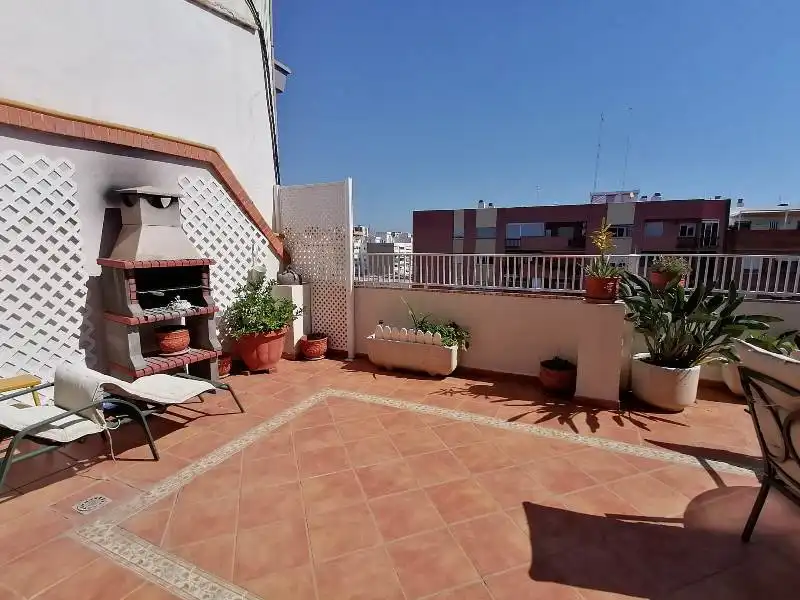 Terraza de Ático de alquiler en Valencia con Terraza y Amueblado