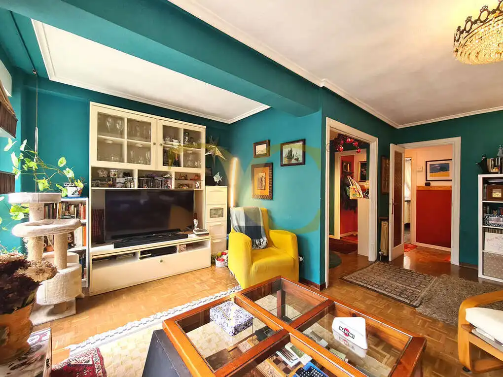 Sala de estar de Piso en venta en Gijón  con Calefacción, Jardín privado y Trastero