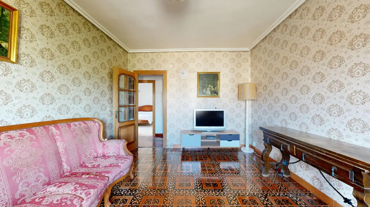 Sala de estar de Piso en venta en Carcastillo con Calefacción