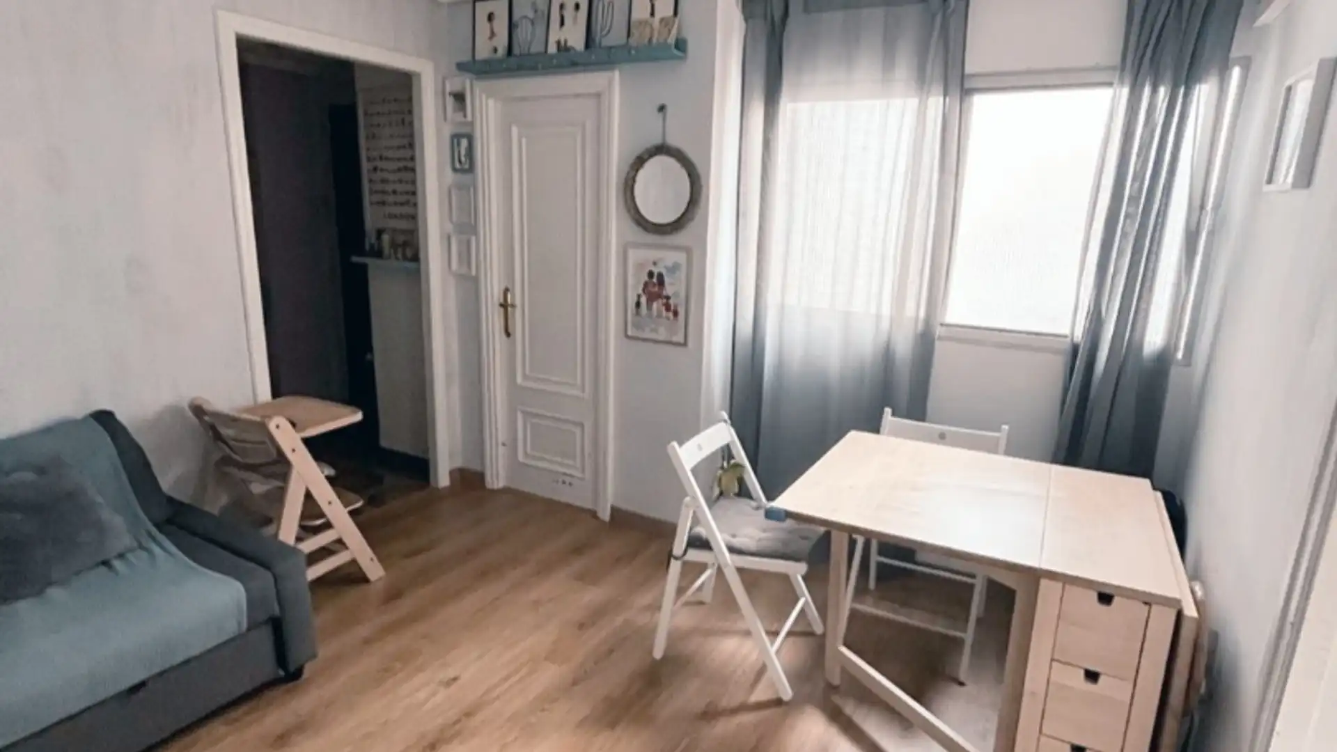 Dining room of Flat for sale in  Valencia Capital  with Air Conditioner and Balcony