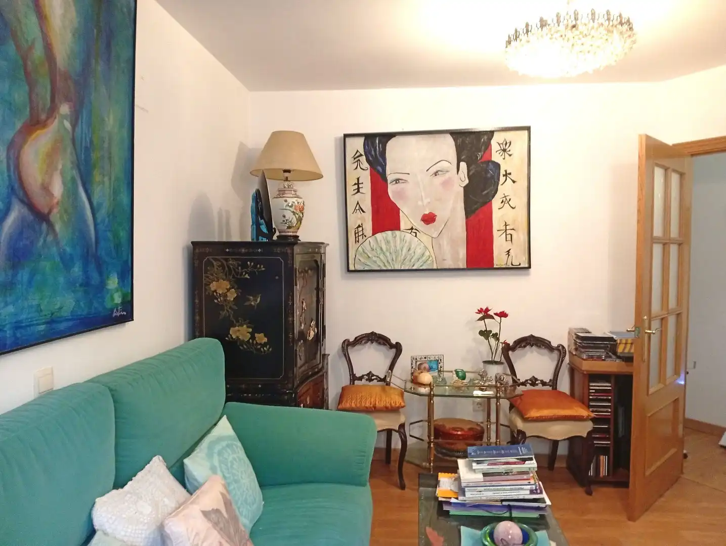 Wohnzimmer von Wohnung zum Verkauf in Villanueva de la Vera mit Heizung