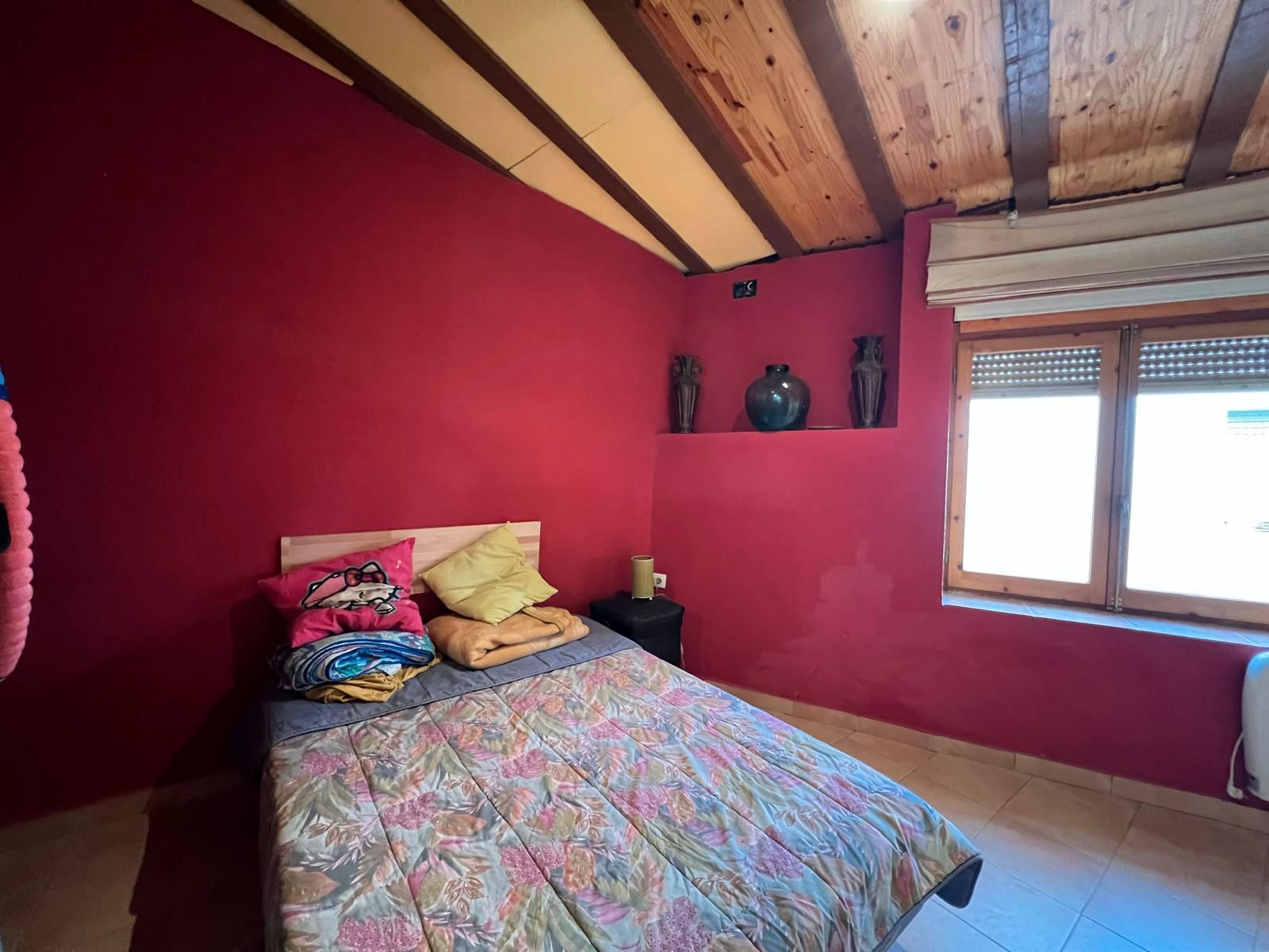 Bedroom of Single-family semi-detached for sale in La Vall de Laguar  with Air Conditioner, Heating and Private garden