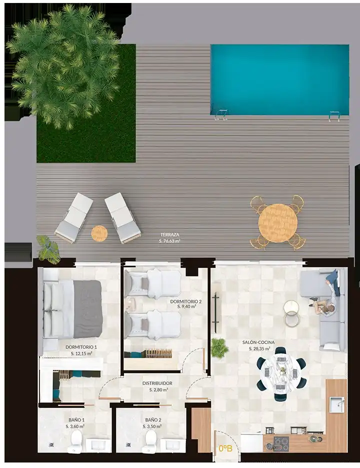 Erdgeschosswohnung mit Pool zum Verkauf in Carrer de Veneçuela, imagen 20