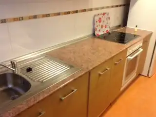 Cocina de Apartamento en venta en León Capital  con Calefacción, Parquet y Terraza