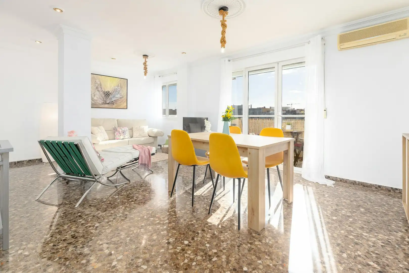 Sala d'estar de Pis de lloguer en Poblats Marítims