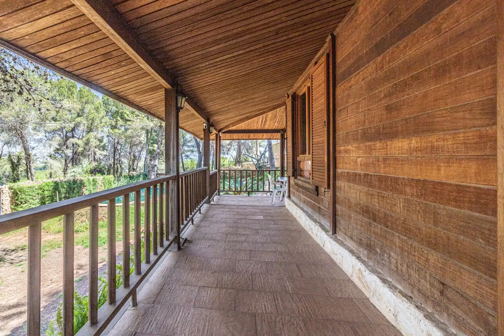 Terraza de Casa o chalet en venta en Alberic con Aire acondicionado, Jardín privado y Piscina