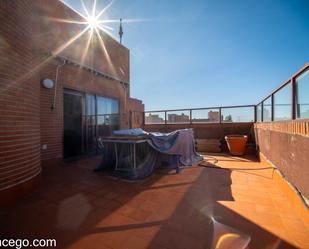 Terrace of Attic for sale in  Madrid Capital  with Air Conditioner, Heating and Parquet flooring