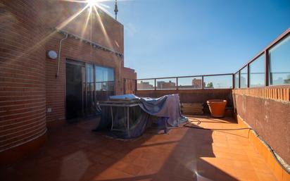 Terrace of Attic for sale in  Madrid Capital  with Air Conditioner, Heating and Parquet flooring