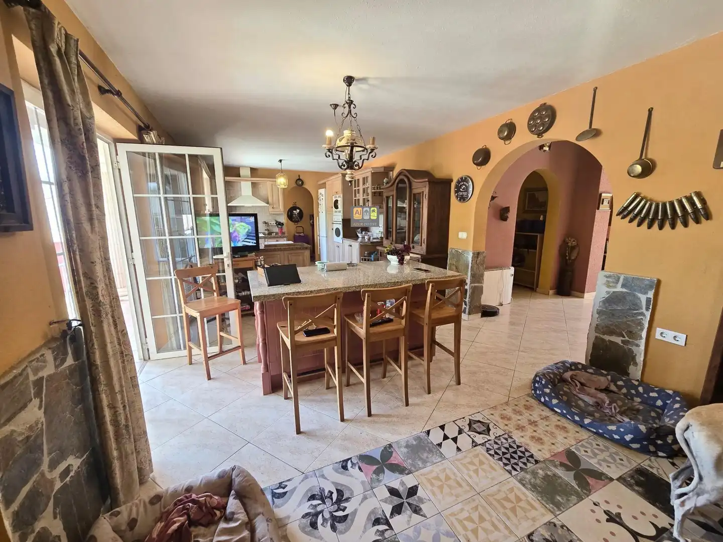 Cocina de Casa o chalet en venta en La Nucia con Aire acondicionado, Jardín privado y Terraza