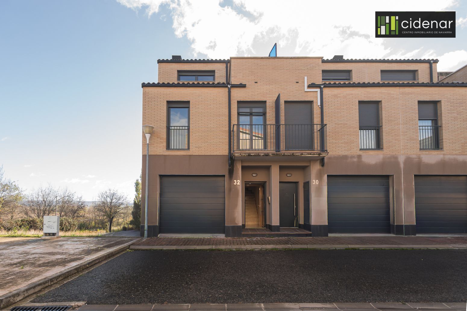 Vista exterior de Casa o chalet en venta en Olite / Erriberri con Calefacción, Parquet y Terraza