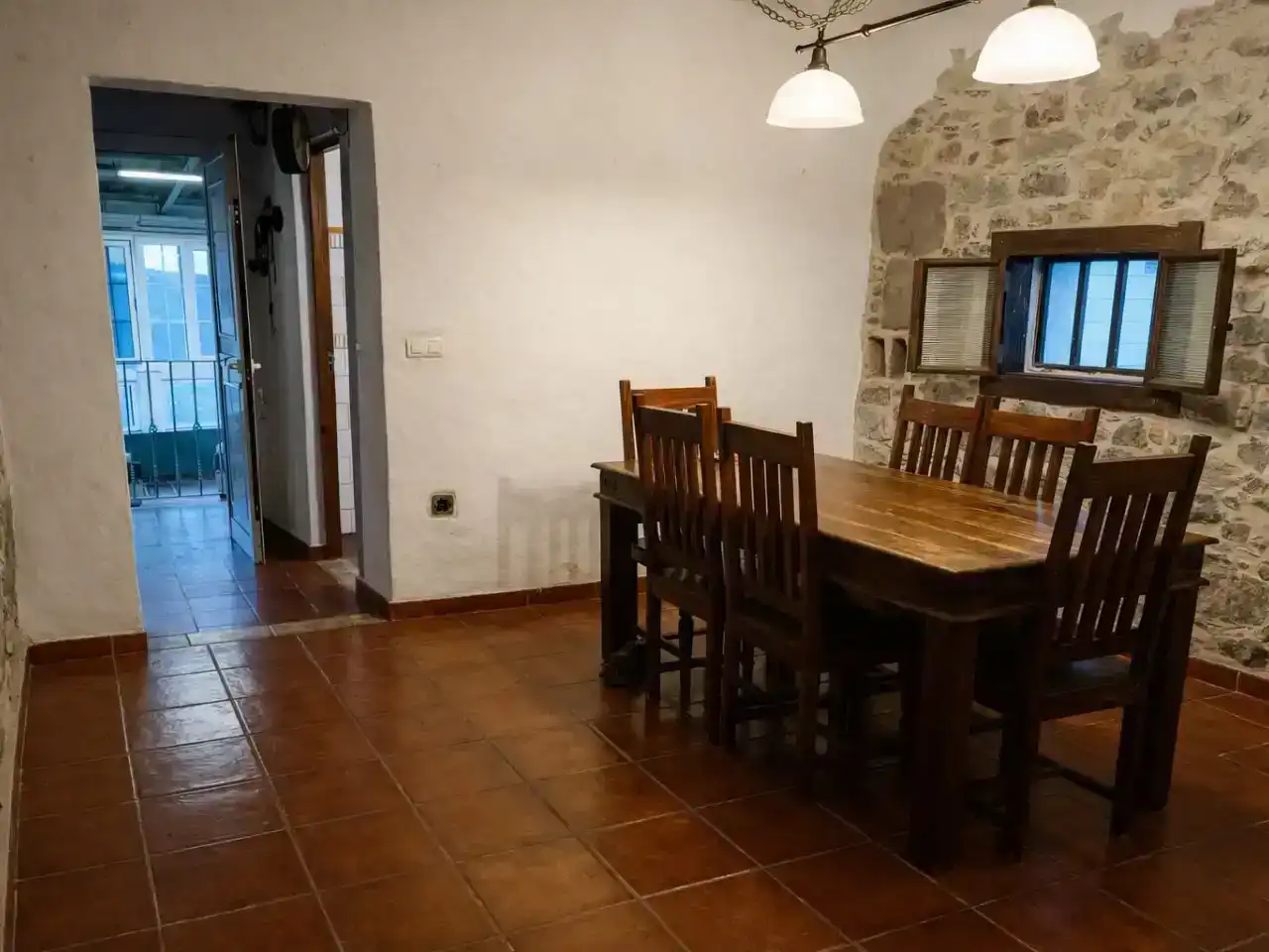 Menjador de Casa adosada en venda en Moya (Las Palmas) amb Balcó