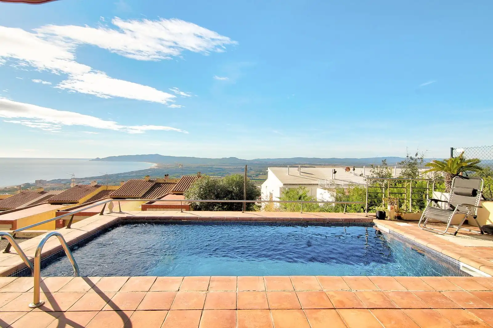 Piscina de Casa adosada de lloguer en L'Estartit Poble