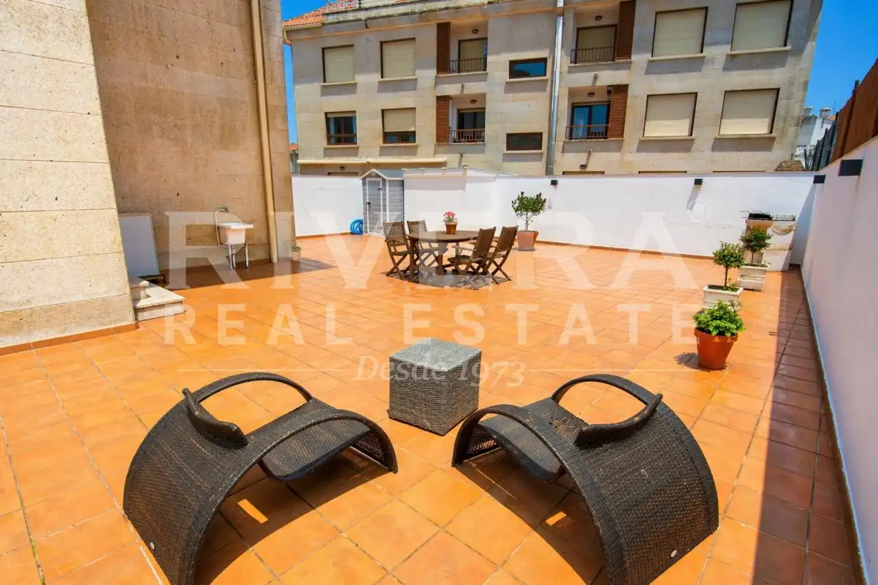 Terrasse von Wohnung zum Verkauf in Sanxenxo mit Heizung, Terrasse und Abstellraum