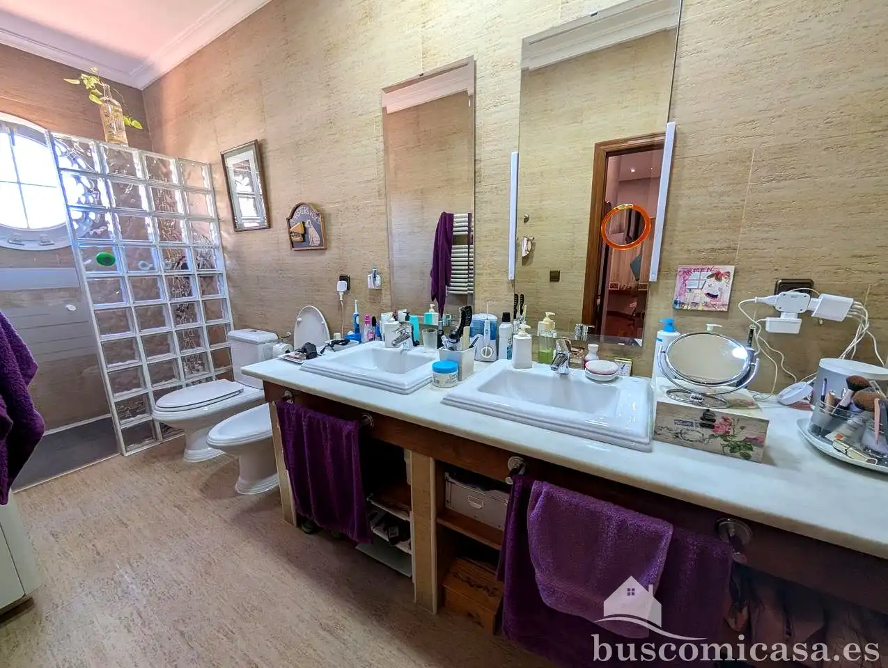 Bany de Casa o xalet en venda en Linares amb Aire condicionat, Calefacció i Jardí privat