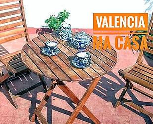 Terrace of Flat to rent in  Valencia Capital  with Air Conditioner, Heating and Terrace