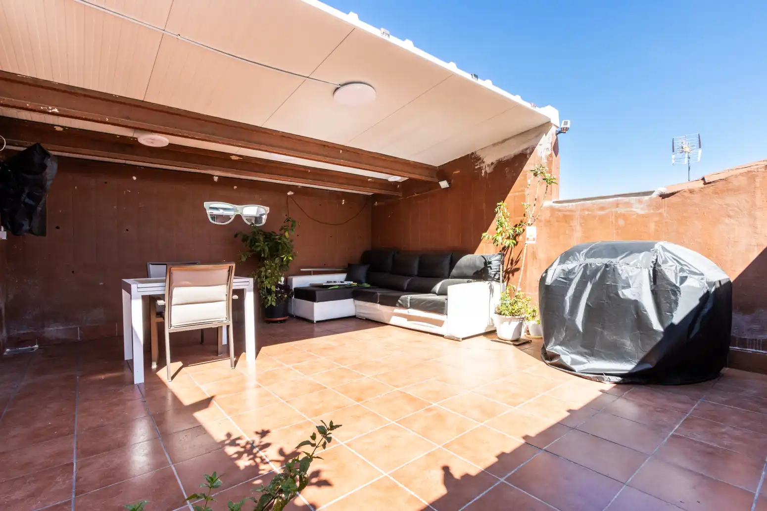 Terrace of Flat for sale in Terrassa  with Parquet flooring, Terrace and Balcony