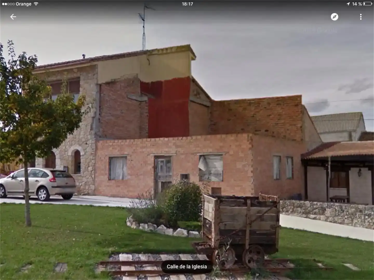 Vista exterior de Casa adosada en venda en Atapuerca