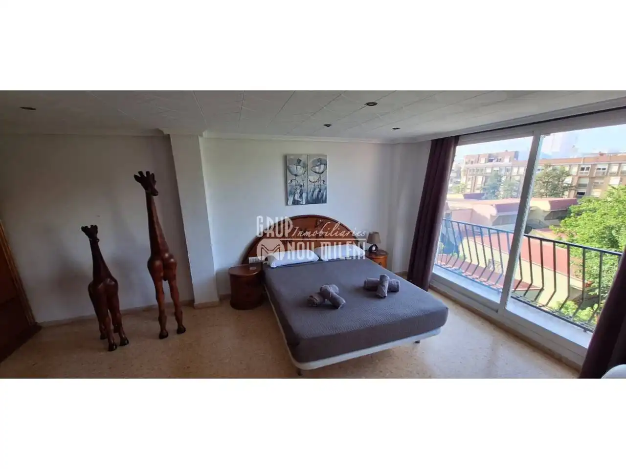 Schlafzimmer von Wohnung zur Miete in Massanassa mit Möbliert
