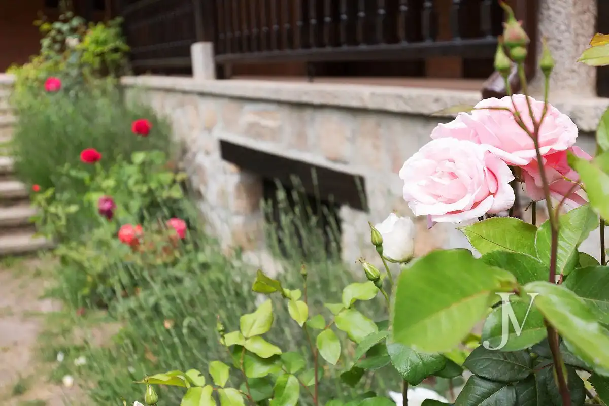 Garden of Houses for rent in Madrid  with Air Conditioner, Heating and Private garden