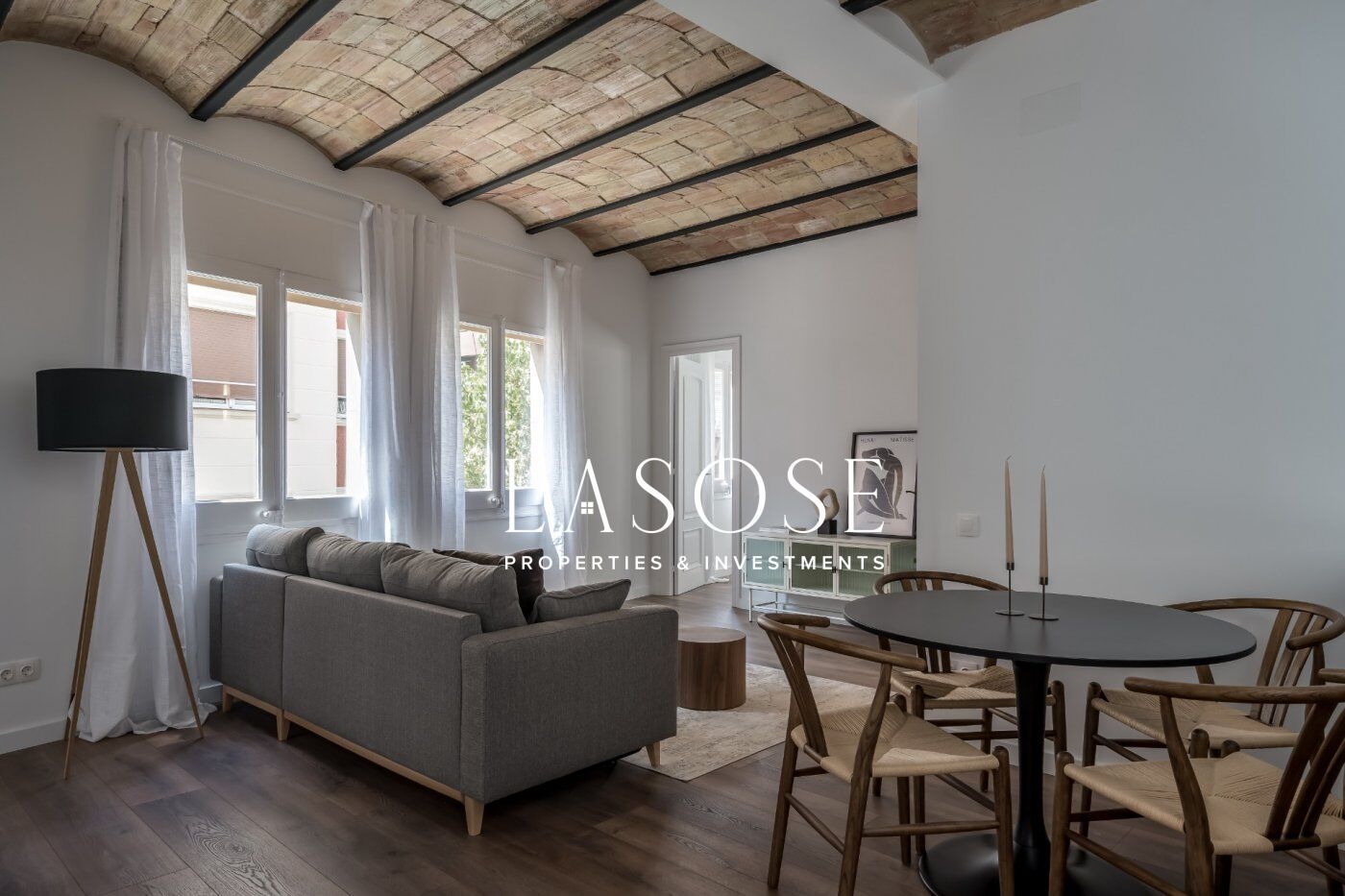 Sala d'estar de Pis de lloguer en  Barcelona Capital amb Aire condicionat, Calefacció i Traster