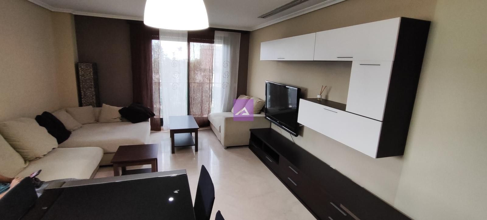 Living room of Flat to rent in Algemesí  with Air Conditioner, Furnished and Balcony