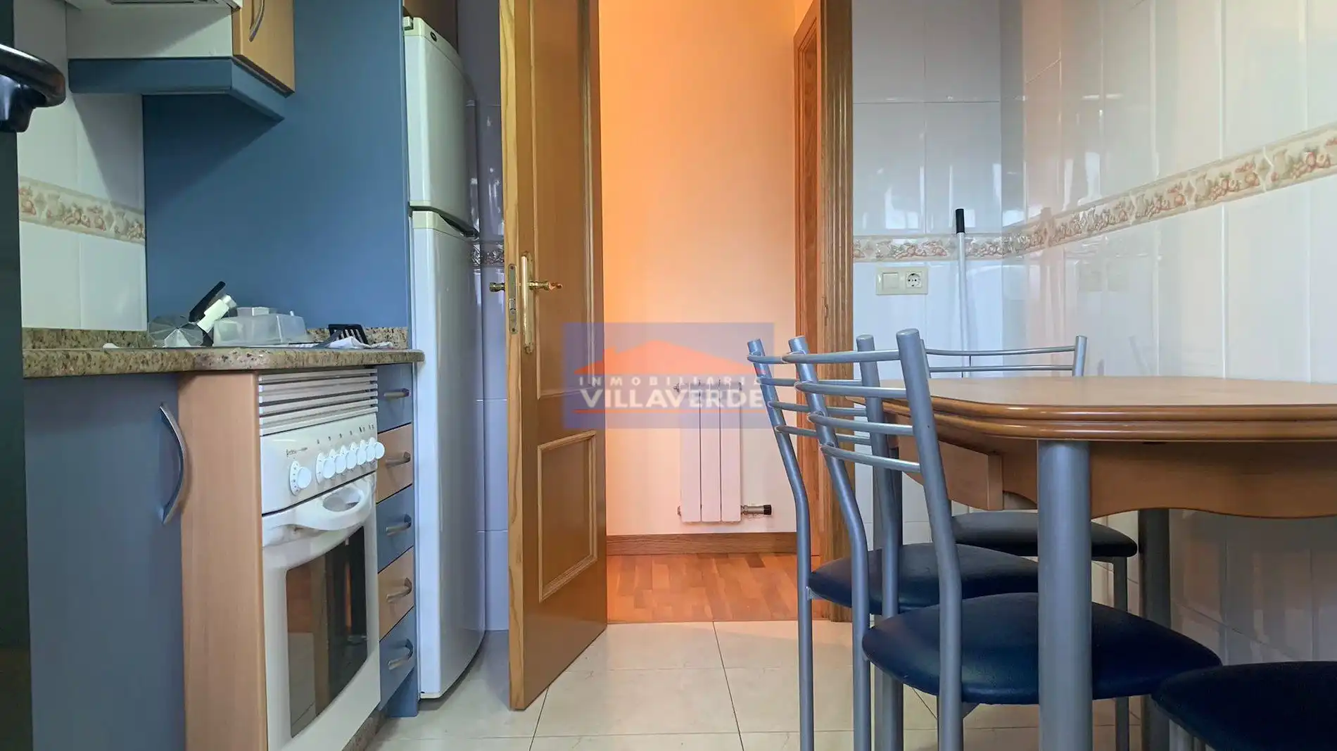 Kitchen of Flat for rent in Cangas   with Furnished, TV and Balcony