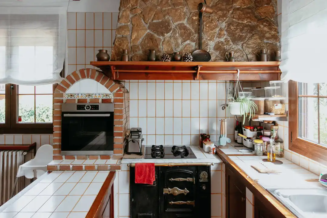 Cocina de Casa o chalet en venta en Lupiñén-Ortilla con Aire acondicionado, Calefacción y Jardín privado