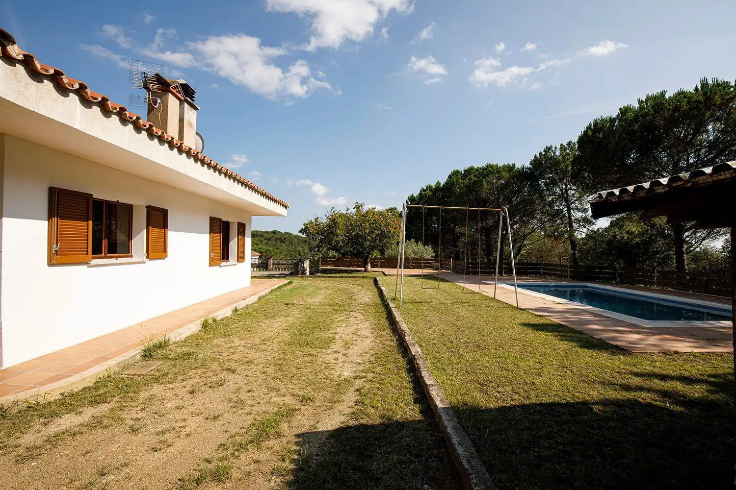 Jardín de Casa o chalet en venta en Llambilles con Calefacción, Jardín privado y Terraza