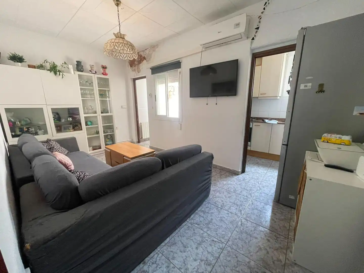 Sala de estar de Casa adosada en venta en Terrassa con Aire acondicionado y Calefacción