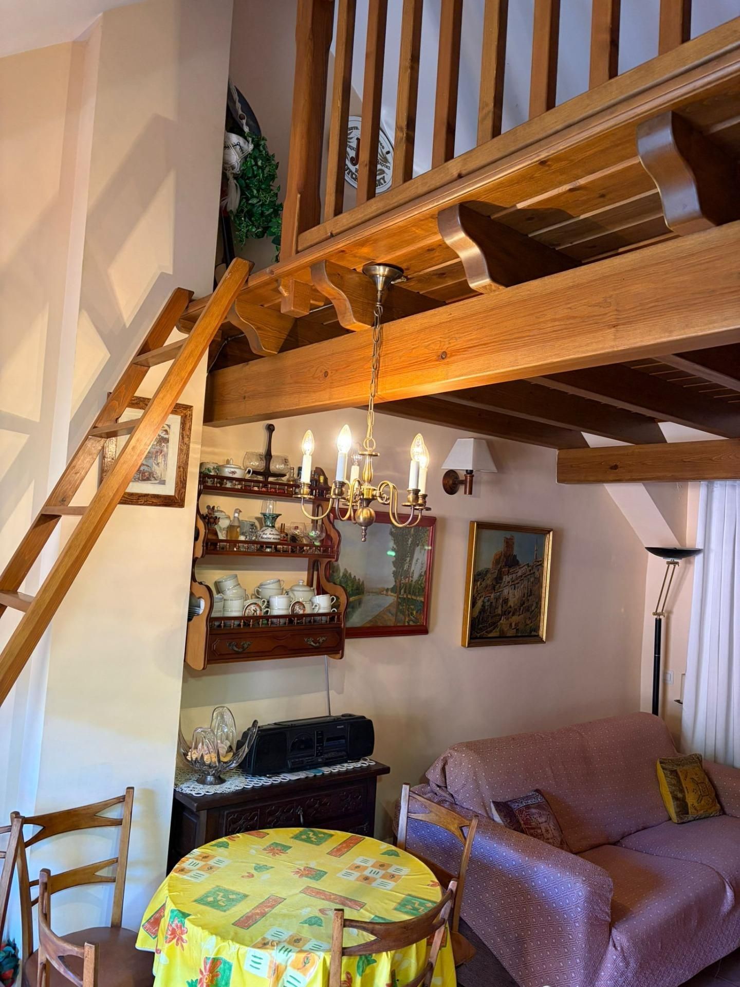 Esszimmer von Wohnungen zum verkauf in Alcalá de la Selva mit Privatgarten, Terrasse und Möbliert