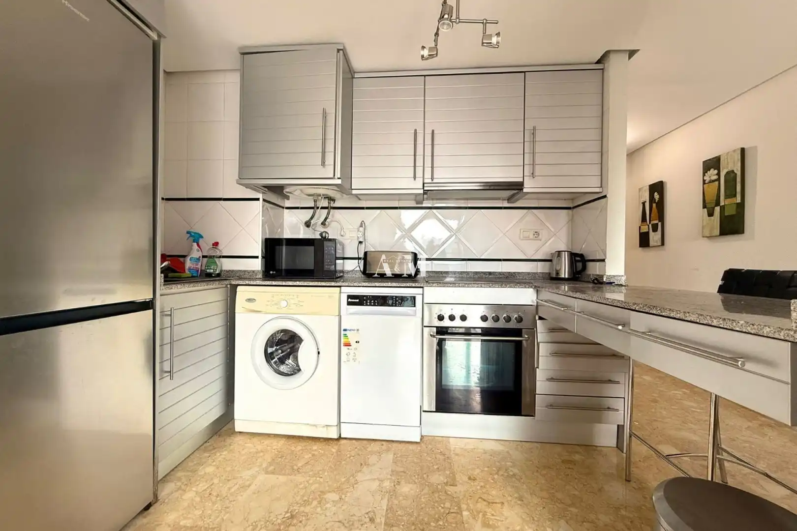 Kitchen of Flat for rent in Torrevieja  with Air Conditioner, Heating and Terrace
