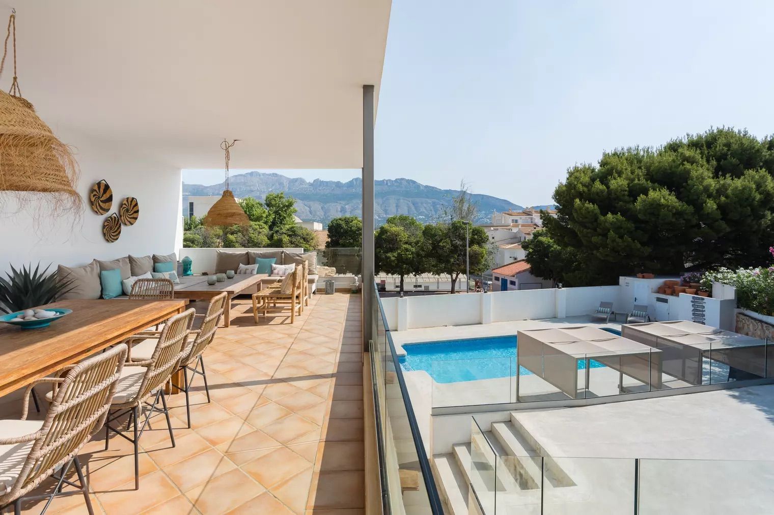 Terrace of House or chalet for sale in Altea  with Air Conditioner, Heating and Private garden