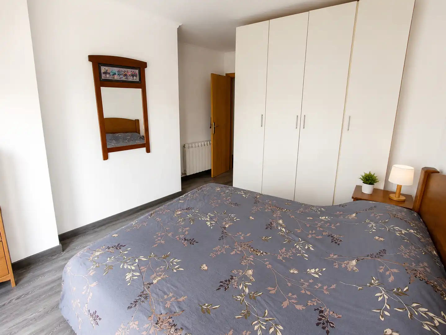 Schlafzimmer von Wohnung zum Verkauf in Terrassa mit Heizung, Parkett und Balkon