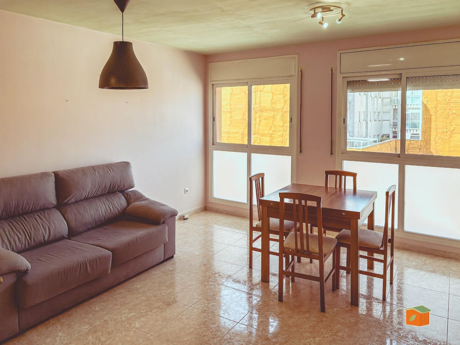Living room of Flat for sale in Roquetes  with Air Conditioner