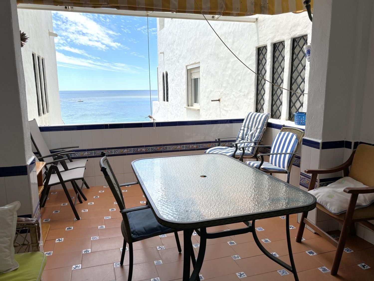 Terrace of Flat to rent in El Portil  with Furnished