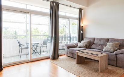 Living room of Attic for sale in Girona Capital  with Air Conditioner and Heating