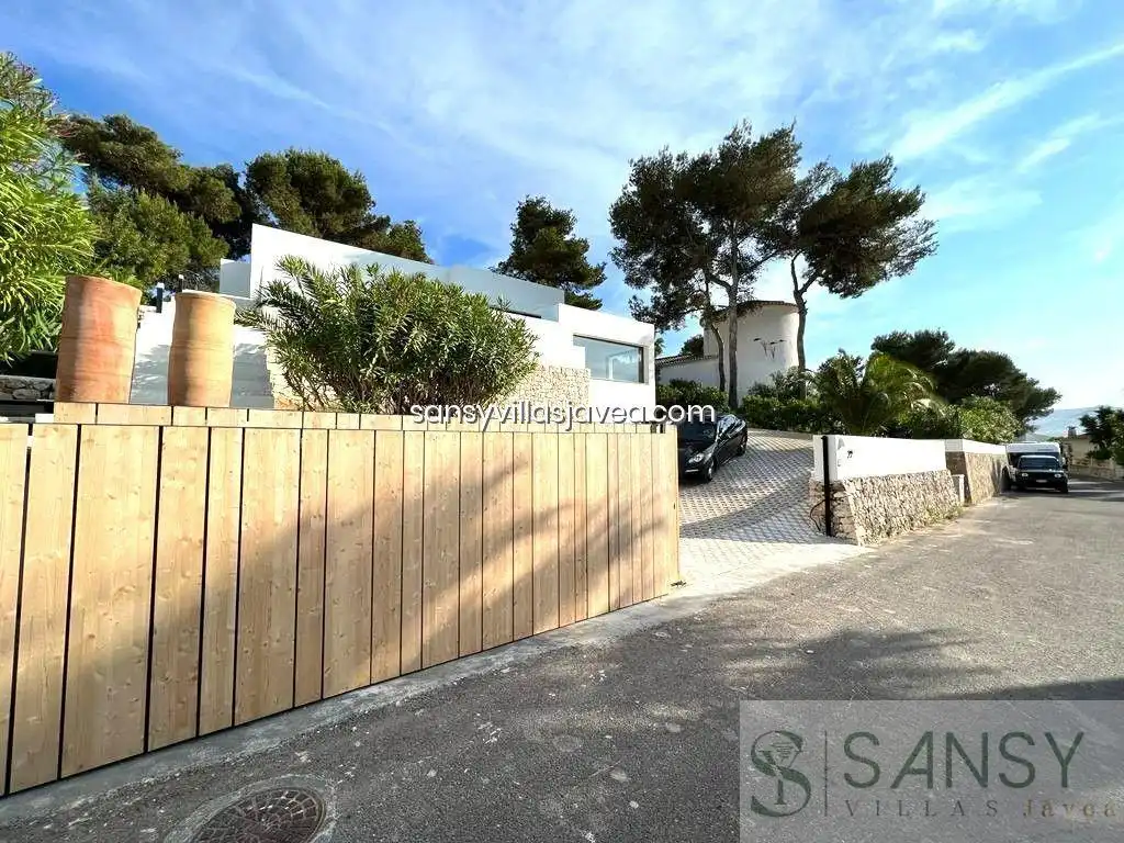 Exterior view of Houses for sale in Jávea / Xàbia  with Air Conditioner and Storage room