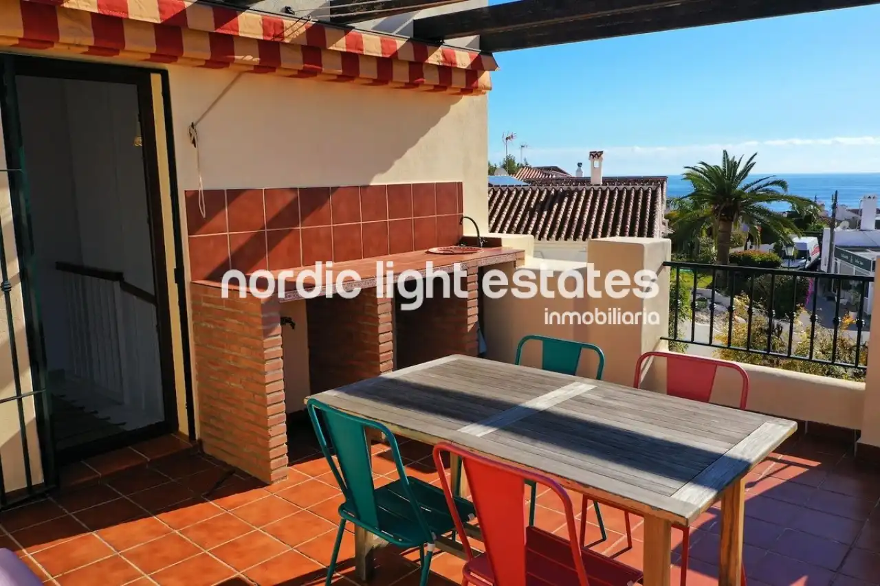 Terraza de Casa o chalet en venta en Nerja con Terraza, Piscina y Amueblado
