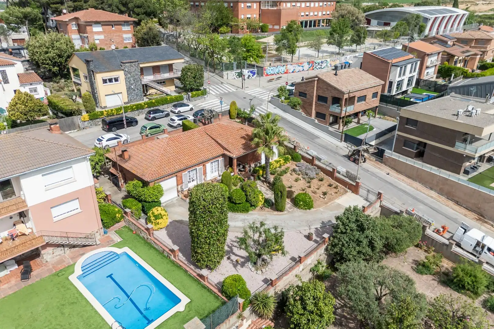 Vista exterior de Casa o chalet en venta en Montmeló con Calefacción, Jardín privado y Terraza