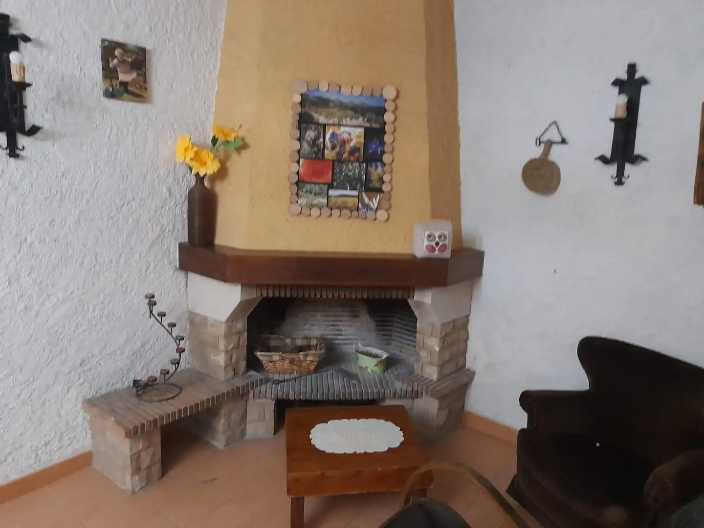 Sala de estar de Casa o chalet de alquiler en Gratallops con Terraza y Balcón