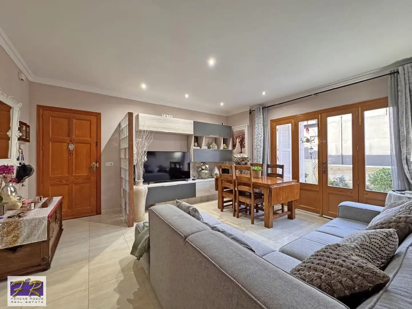 Wohnzimmer von Wohnung zum Verkauf in Santa Margalida mit Klimaanlage, Heizung und Terrasse