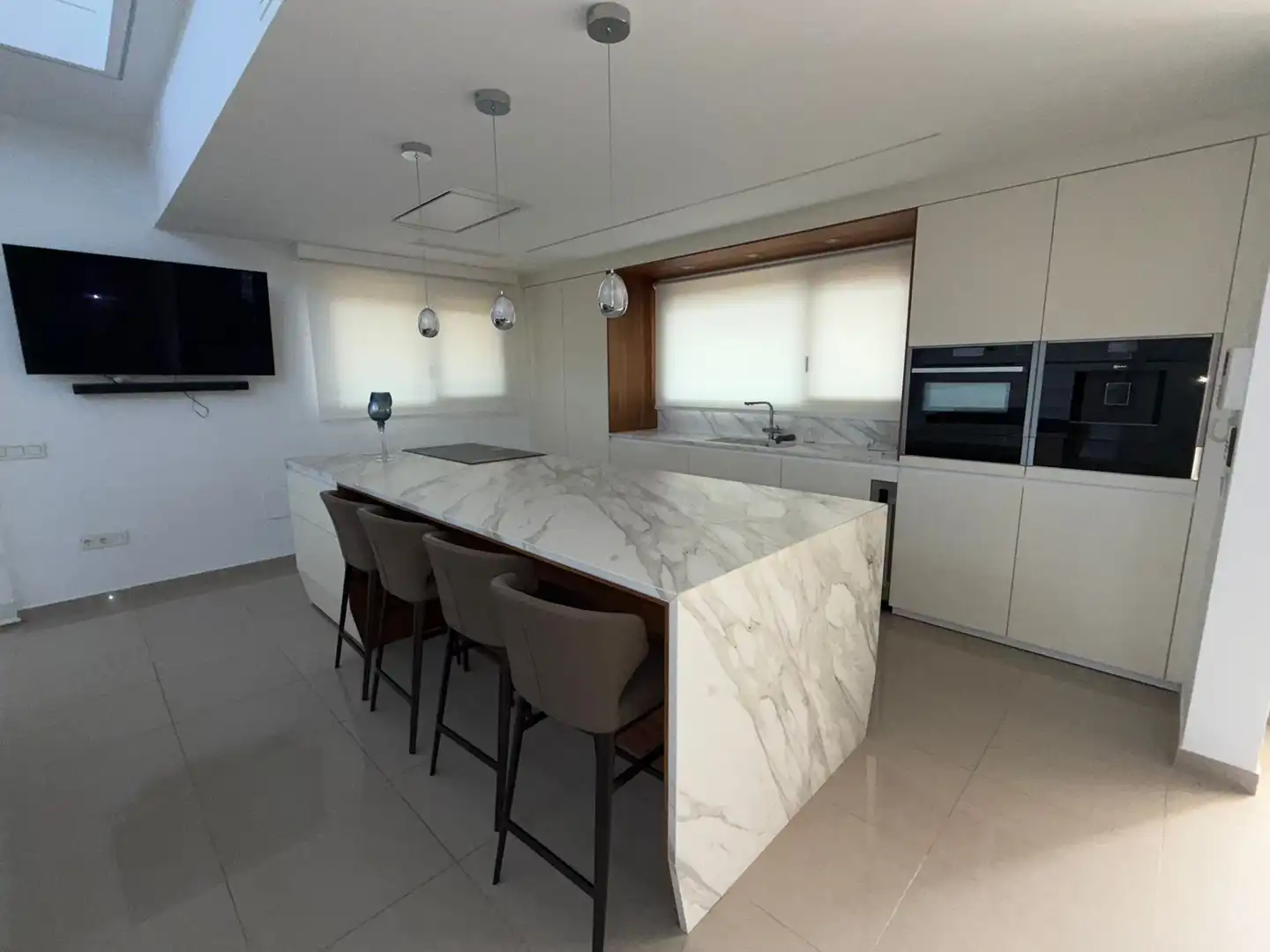 Cuina de Casa o xalet en venda en Puerto de la Cruz amb Aire condicionat, Jardí privat i Terrassa