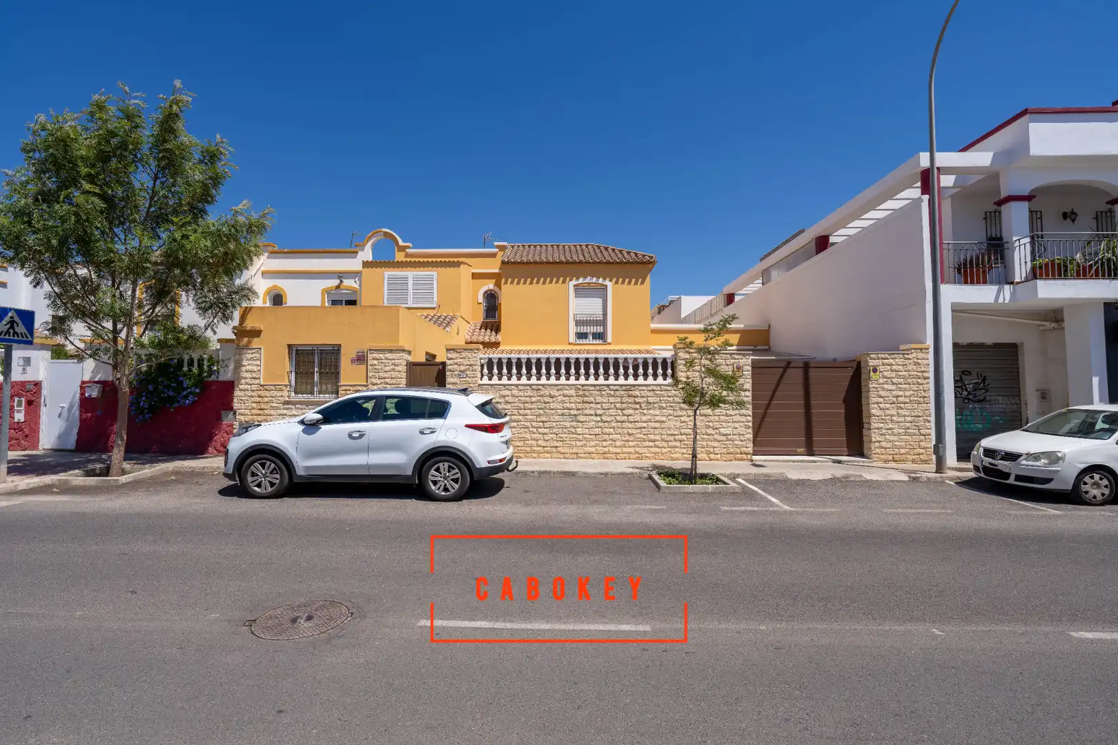 Vista exterior de Casa o chalet en venta en Huércal de Almería con Aire acondicionado, Calefacción y Jardín privado
