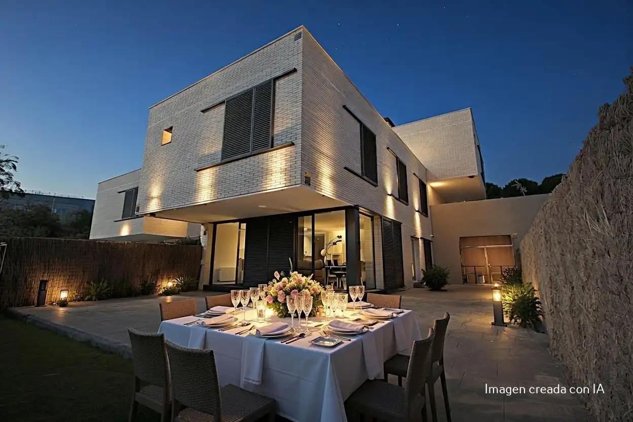 Terraza de Casa o chalet en venta en Mataró con Aire acondicionado, Jardín privado y Terraza