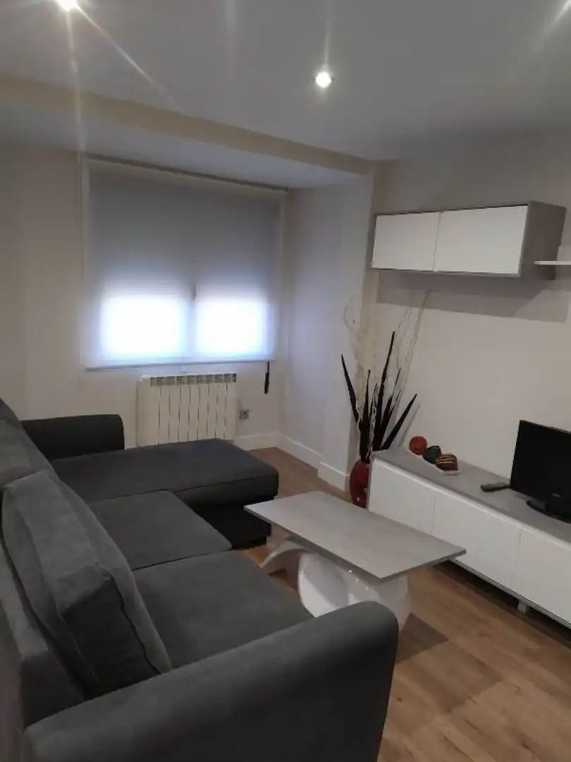 Sala d'estar de Pis en venda en Avilés amb Calefacció i Moblat