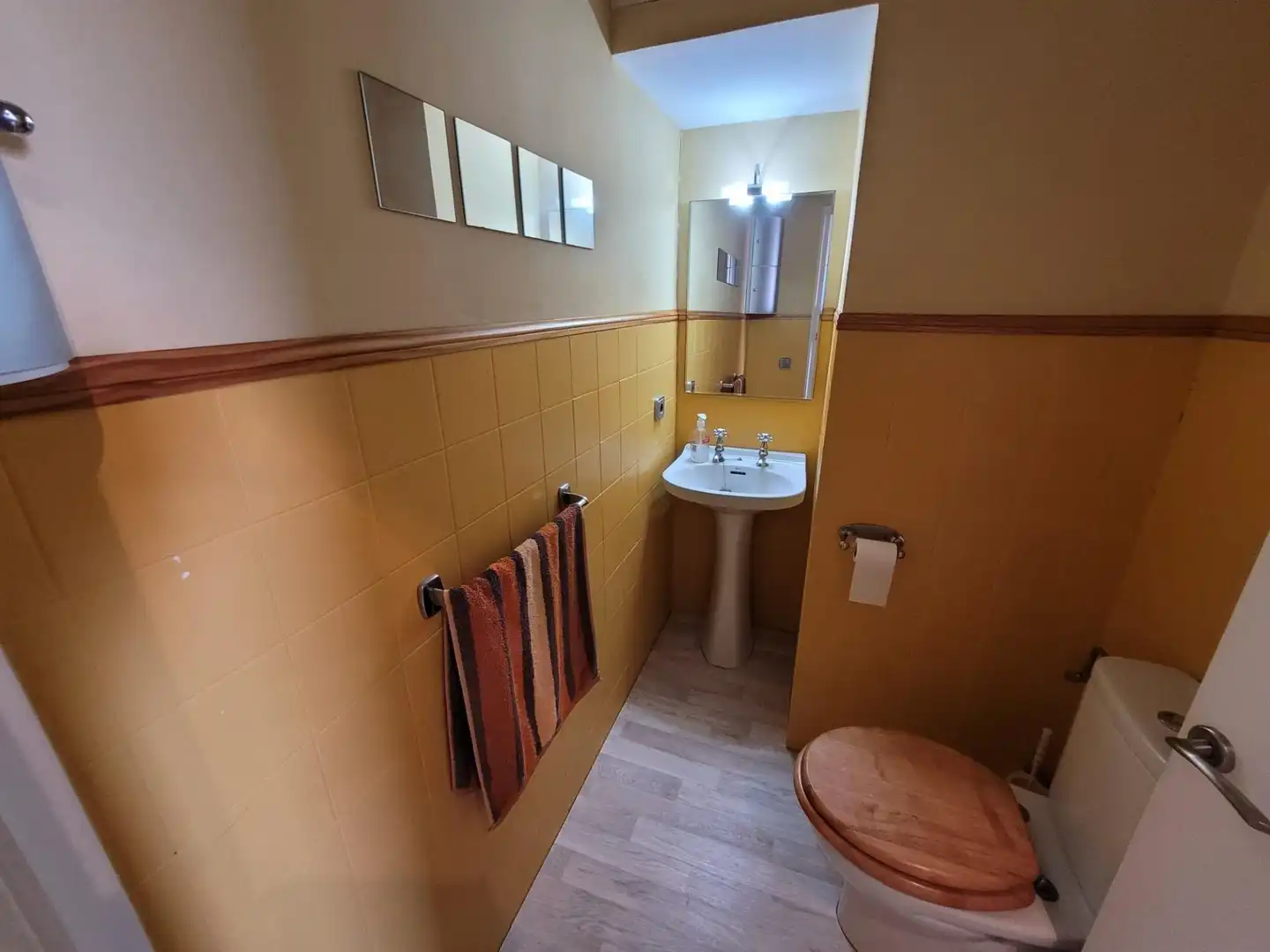 Bany de Casa o xalet en venda en Es Castell amb Calefacció, Terrassa i Piscina